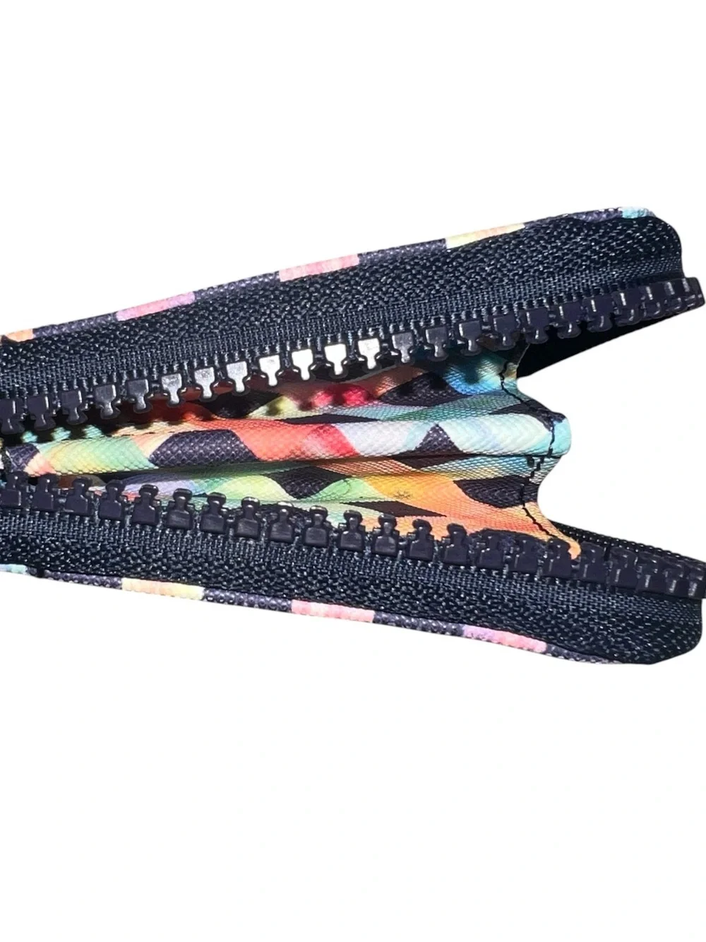 PARFOIS Multicolor Check Zip Wallet - Picture 4 of 8